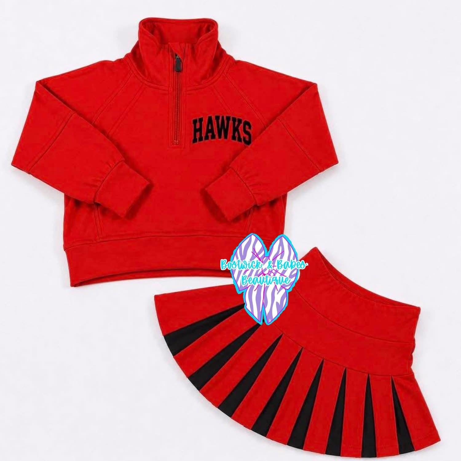 Hawks Scuba and Pleated Skirt Set