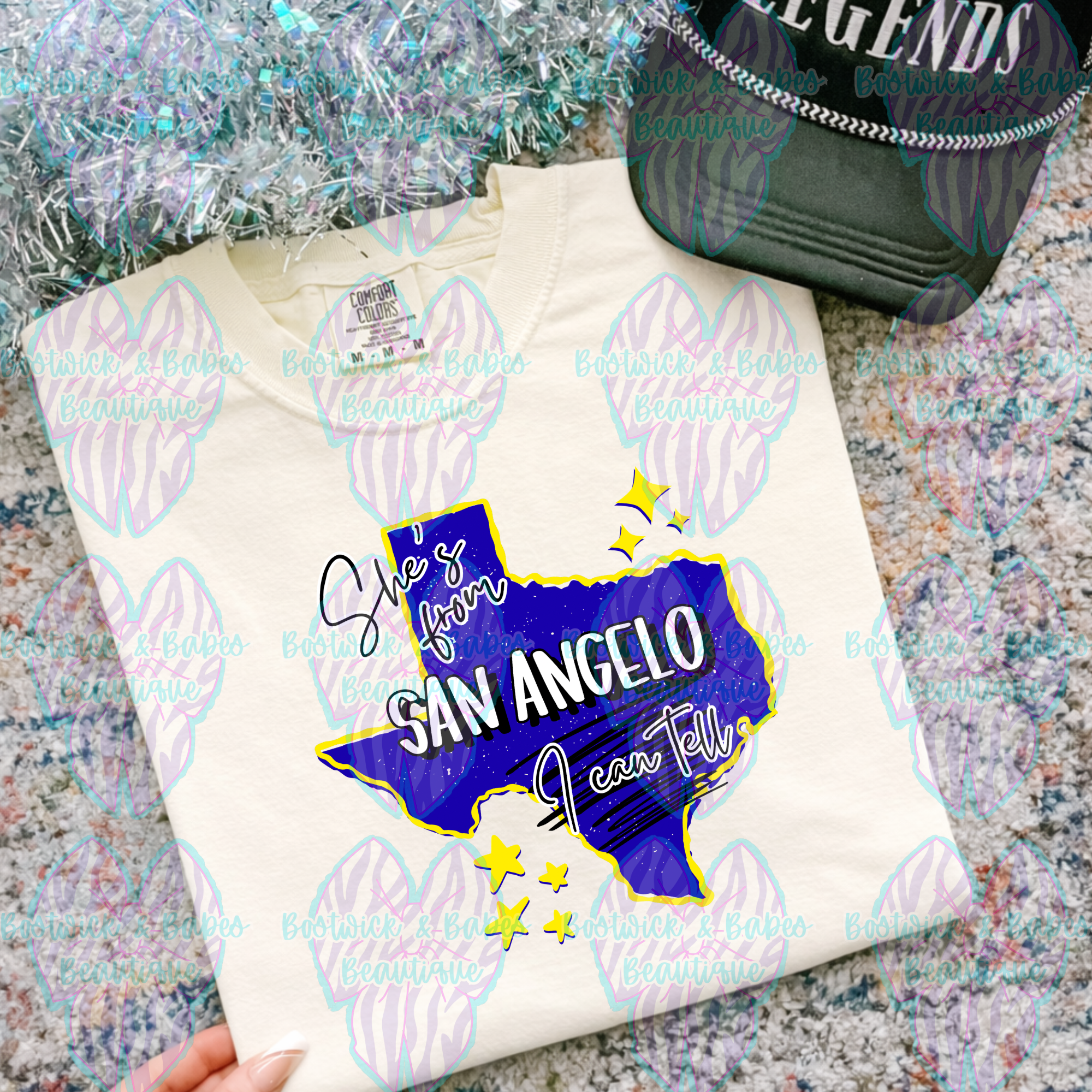 She’s From San Angelo I Can Tell Adult Tee