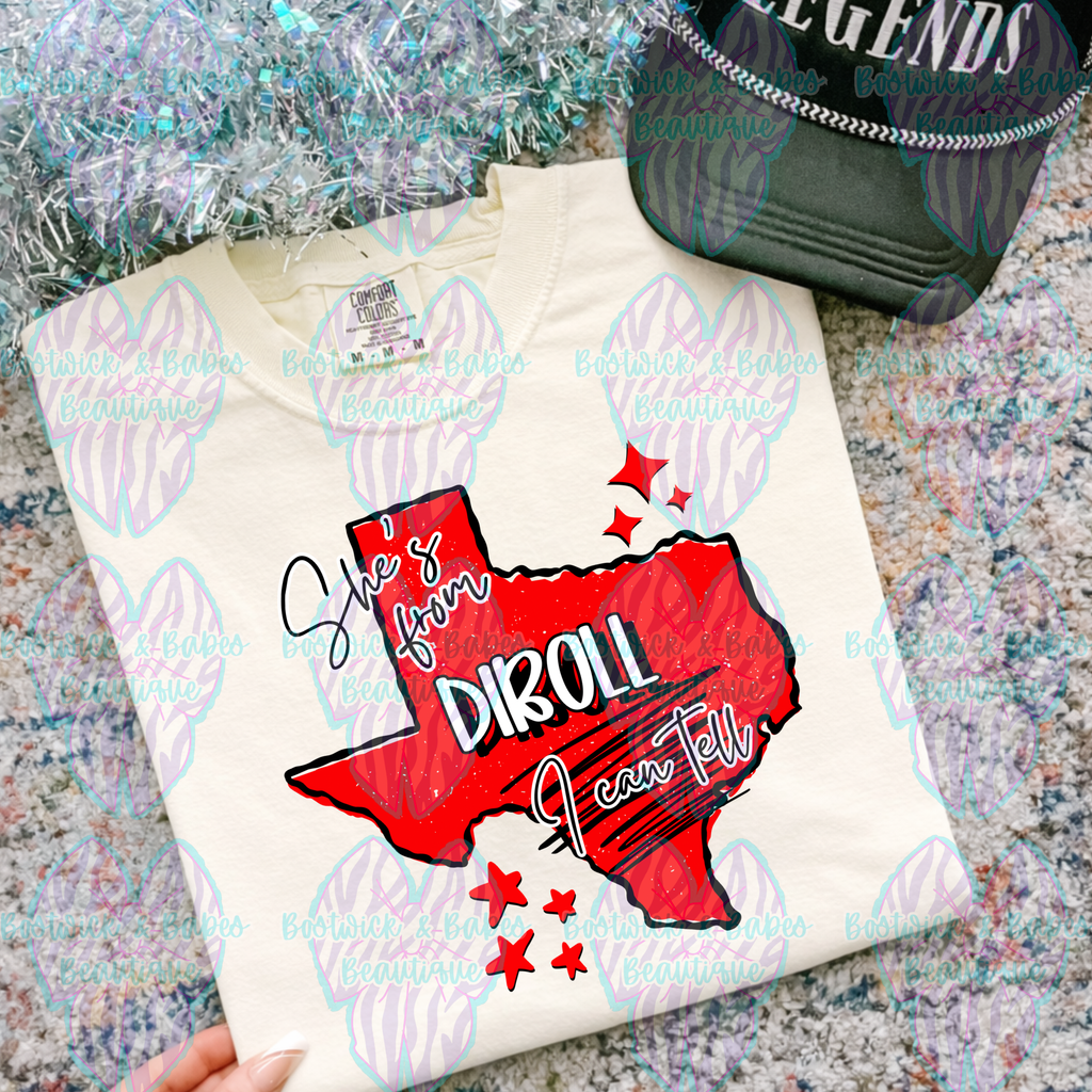 She’s From Diboll I Can Tell Adult Tee