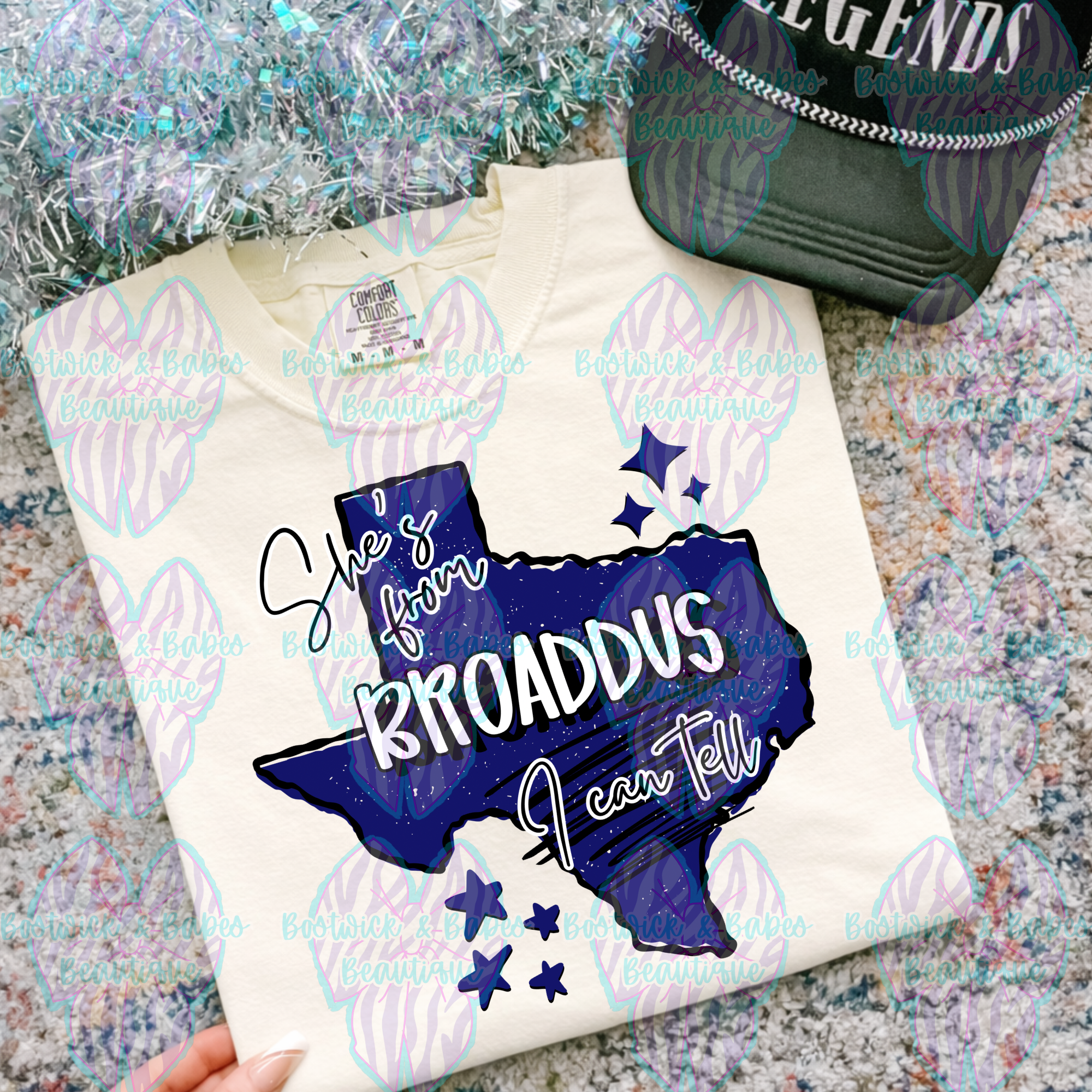 She’s From Broaddus I Can Tell Adult Tee